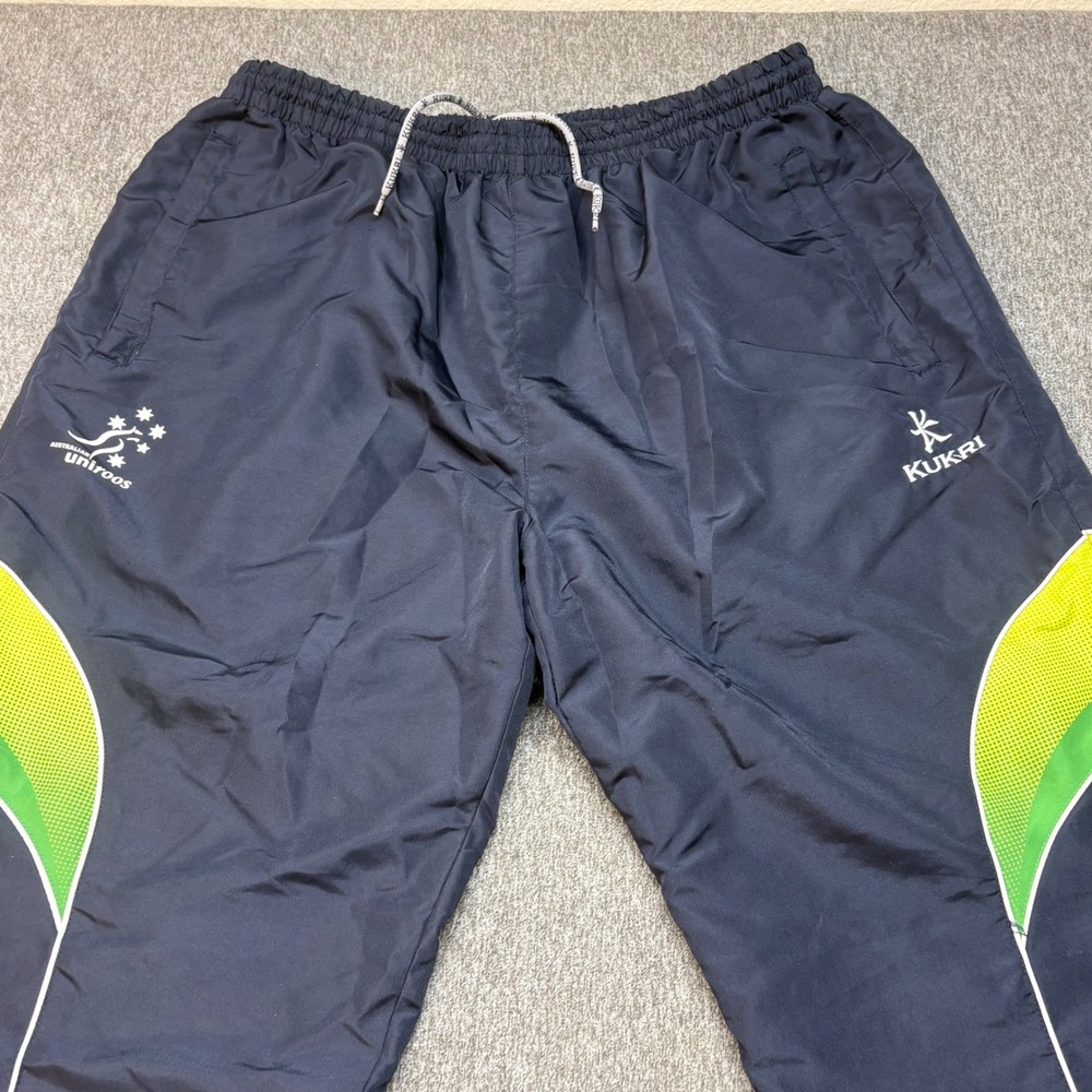 Kukri‎ Australian Uniroos Track Pants Mens 3XL Navy Blue Wind Pants Athletic 42W